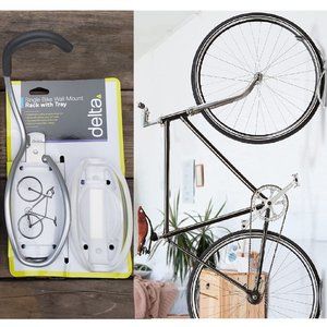 New Delta Bike Wall Mount Rack with tray organizer storage solution hooks Garage